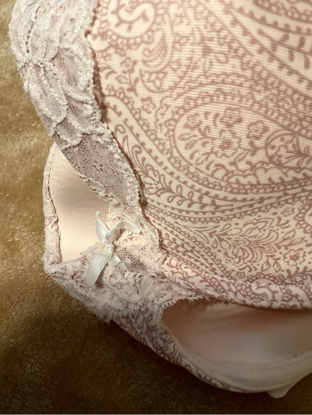Laura Ashley Blush Paisley Bra